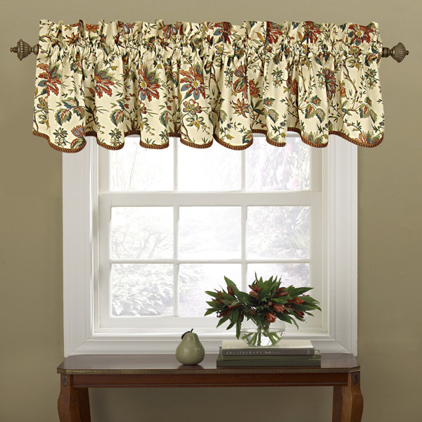 Window Treatments & Hardware HERB Embroidered Valance Farmhouse